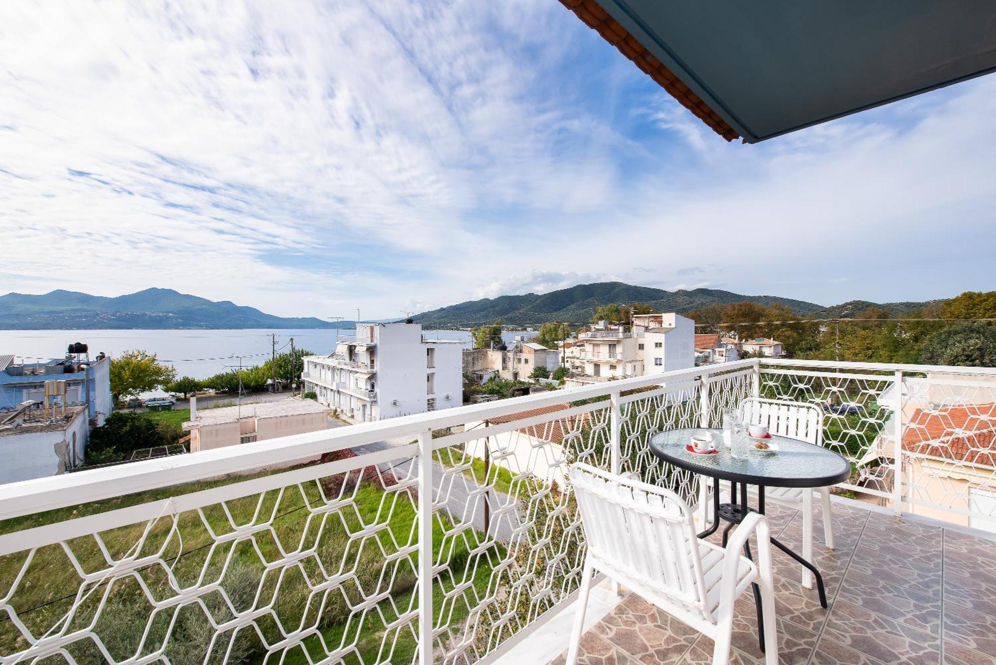 Ferienwohnung Zoe Seaside Loutra Edipsou  Exterior foto