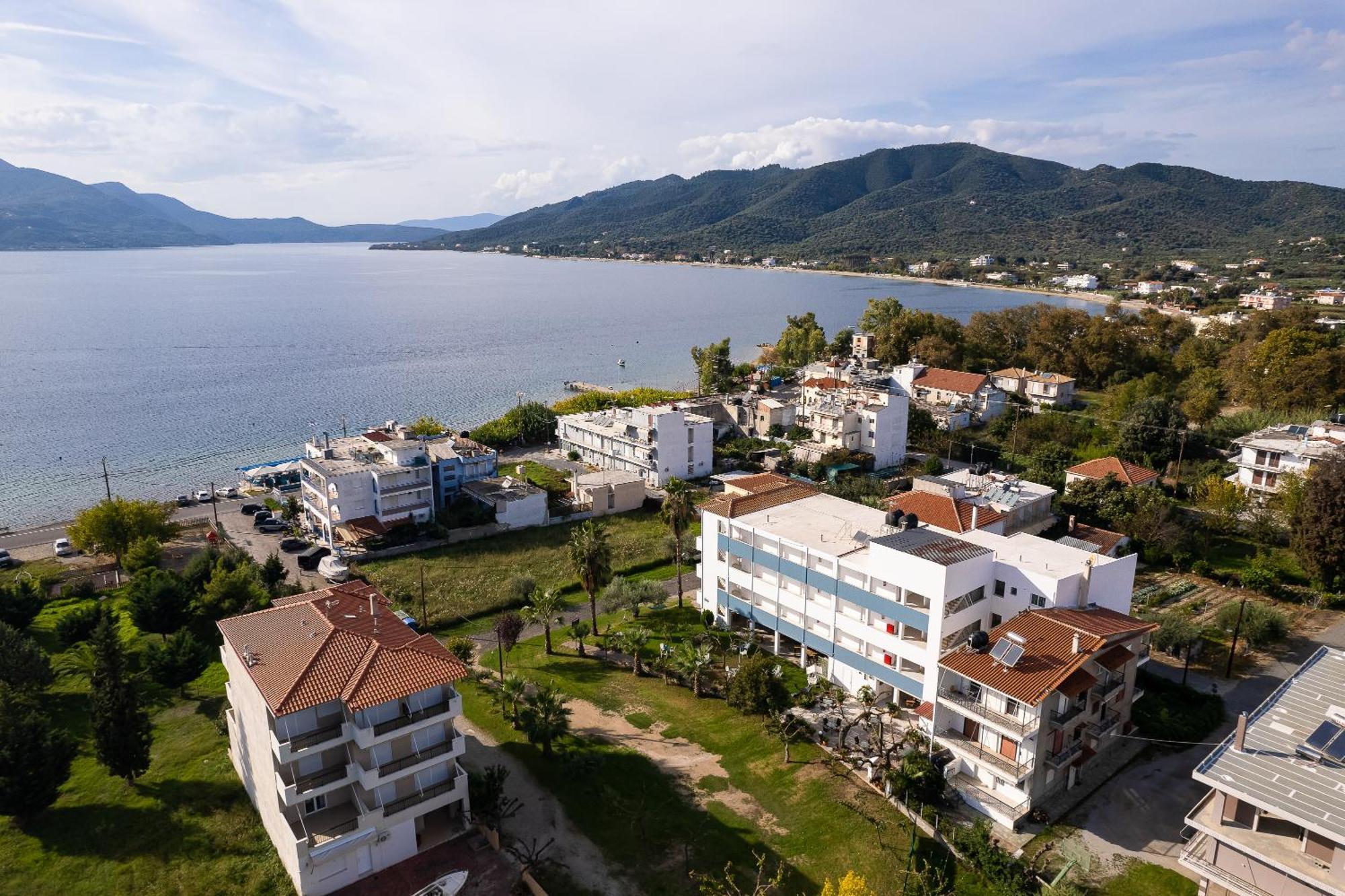 Ferienwohnung Zoe Seaside Loutra Edipsou  Exterior foto